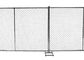 Temporary Chain Link Fence  Barrier Panel 60X60mm For Constructions Site